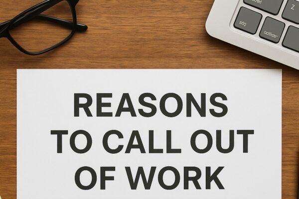 Reasons to Call Out of Work Smartly Reasons to Call Out of Work